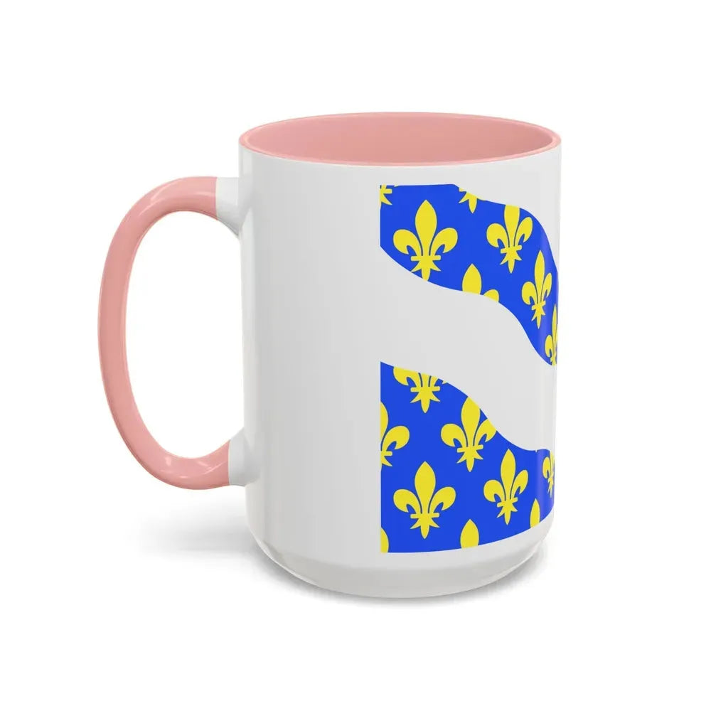 Flag of Yvelines France - Accent Coffee Mug - Go Mug Yourself