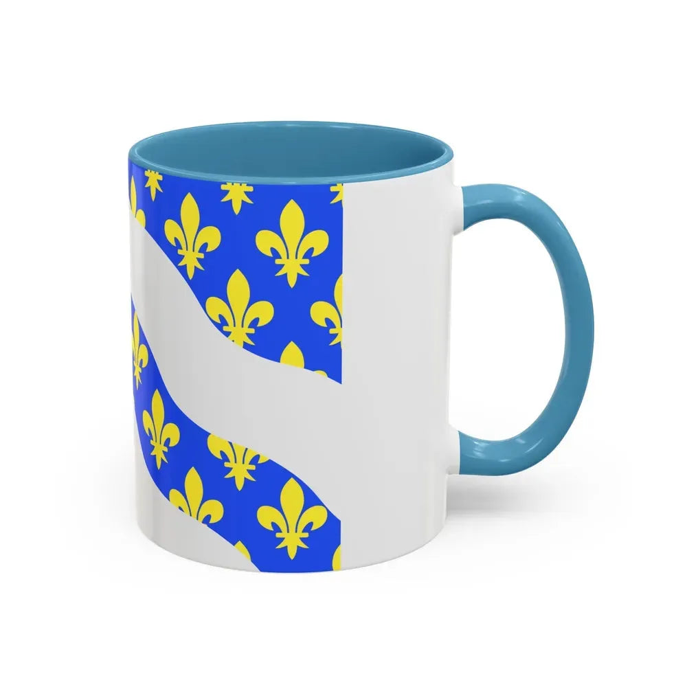 Flag of Yvelines France - Accent Coffee Mug - Go Mug Yourself