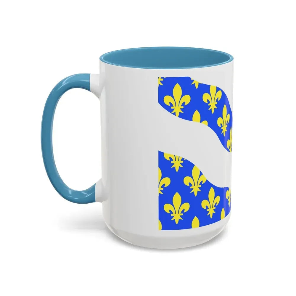 Flag of Yvelines France - Accent Coffee Mug - Go Mug Yourself