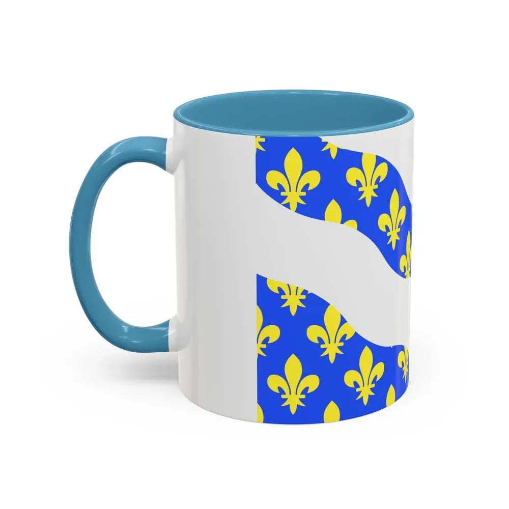 Flag of Yvelines France - Accent Coffee Mug - Go Mug Yourself