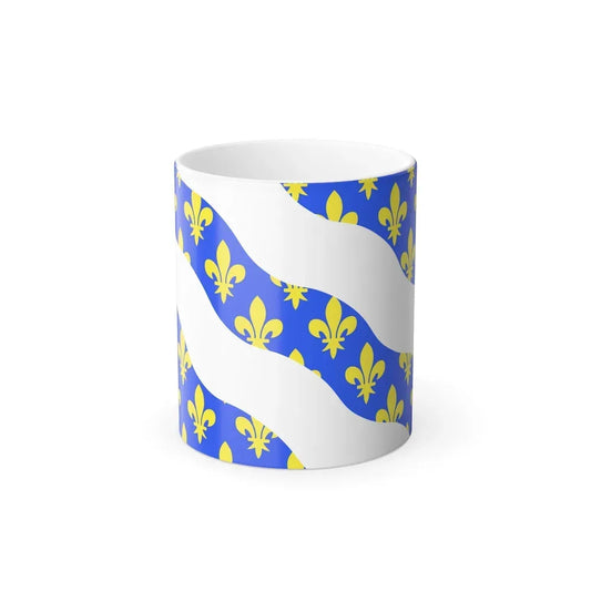 Flag of Yvelines France - Color Changing Coffee Mug 11oz - Go Mug Yourself