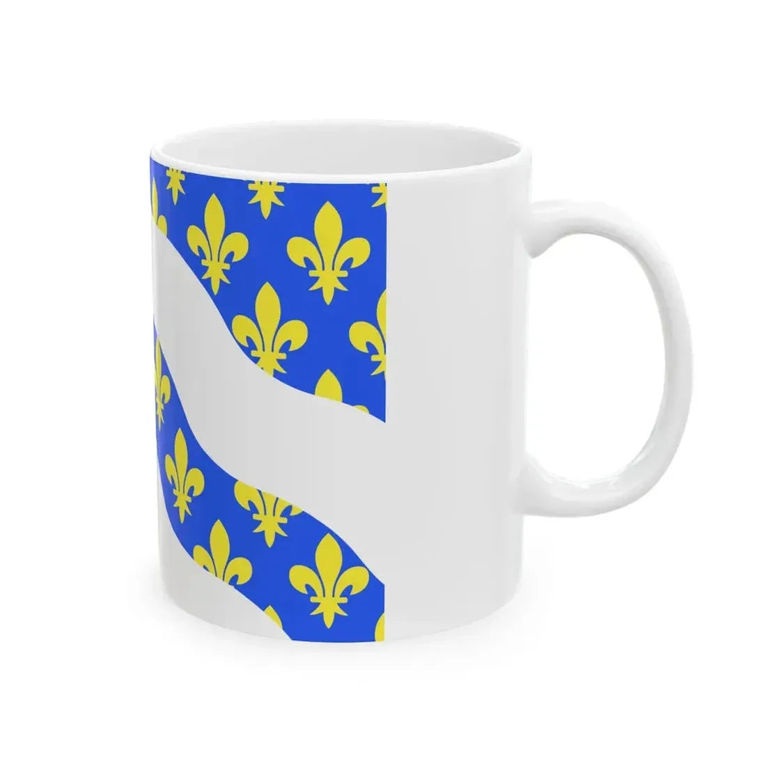 Flag of Yvelines France - White Coffee Mug - Go Mug Yourself