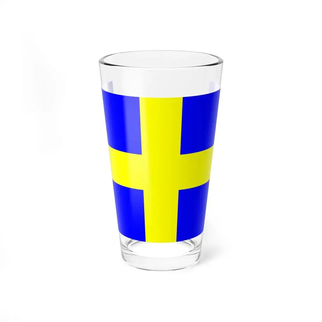 Flag of Yvoire (France) Pint Glass 16oz 16oz - Go Mug Yourself