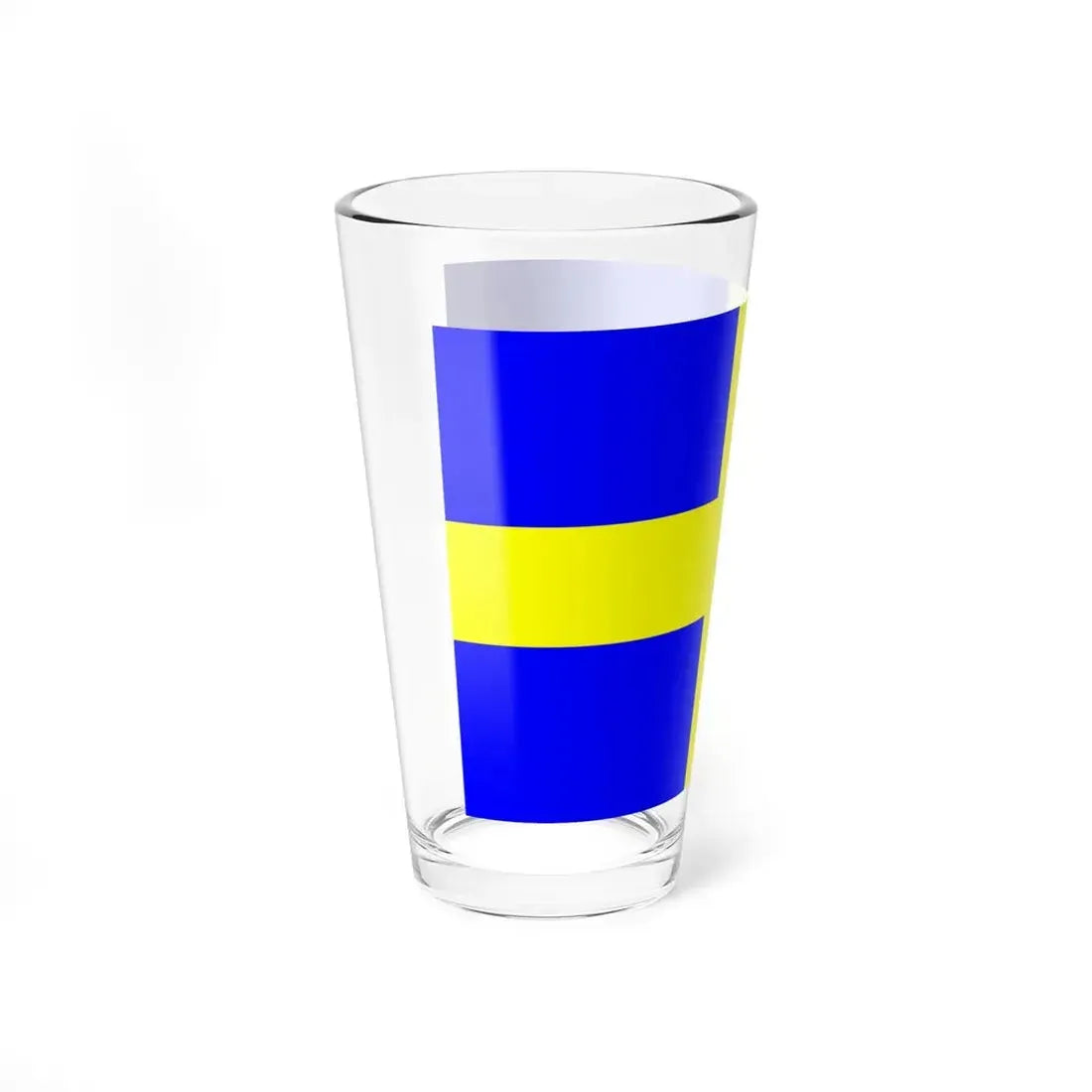 Flag of Yvoire (France) Pint Glass 16oz - Go Mug Yourself