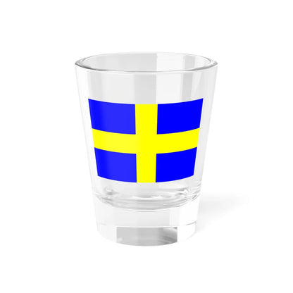 Flag of Yvoire (France) Shot Glass 1.5oz 1.5oz - Go Mug Yourself