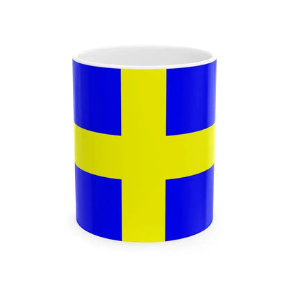 Flag of Yvoire (France) White Coffee Mug 11oz - Go Mug Yourself