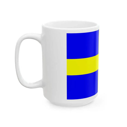 Flag of Yvoire (France) White Coffee Mug - Go Mug Yourself