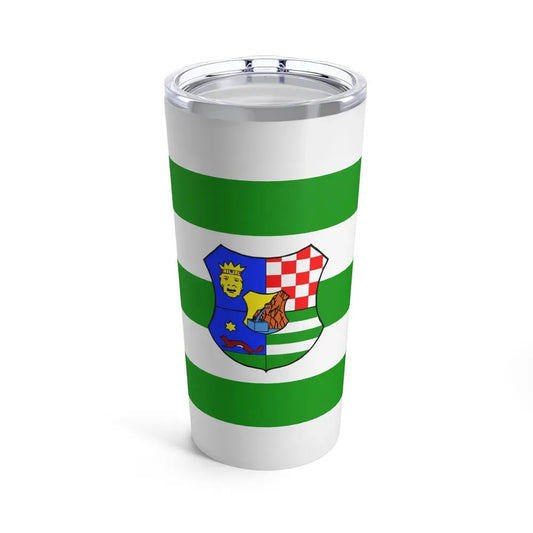 Flag of Zagreb County Croatia - Tumbler 20oz 20oz - Go Mug Yourself