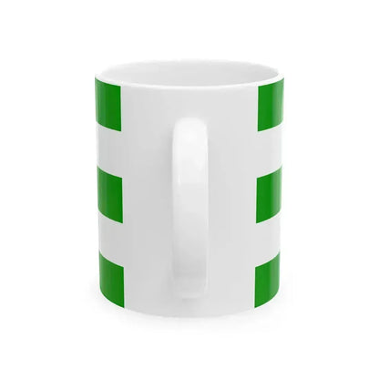 Flag of Zagreb County Croatia - White Coffee Mug - Go Mug Yourself