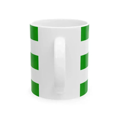 Flag of Zagreb County Croatia - White Coffee Mug - Go Mug Yourself