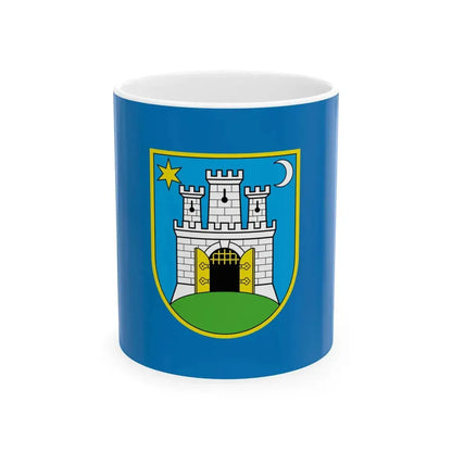Flag of Zagreb (Croatia) White Coffee Mug 11oz - Go Mug Yourself