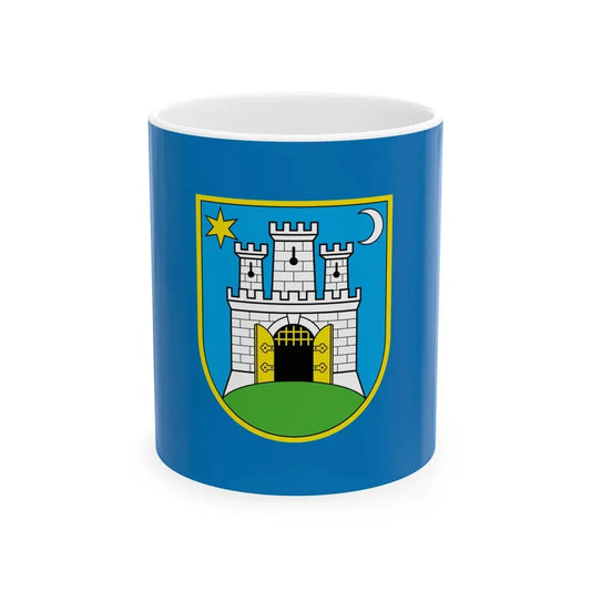 Flag of Zagreb (Croatia) White Coffee Mug 11oz - Go Mug Yourself
