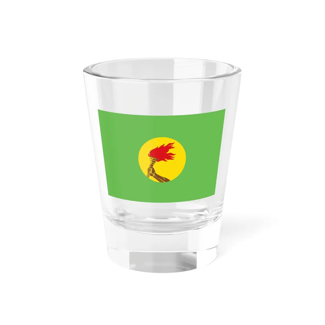 Flag of Zaire 1971-1997 (Congo) Shot Glass 1.5oz 1.5oz - Go Mug Yourself