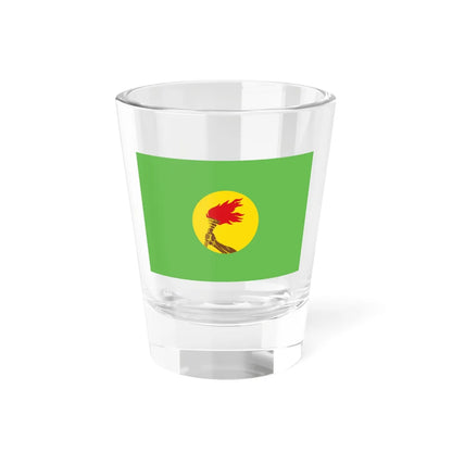Flag of Zaire 1971-1997 (Congo) Shot Glass 1.5oz 1.5oz - Go Mug Yourself