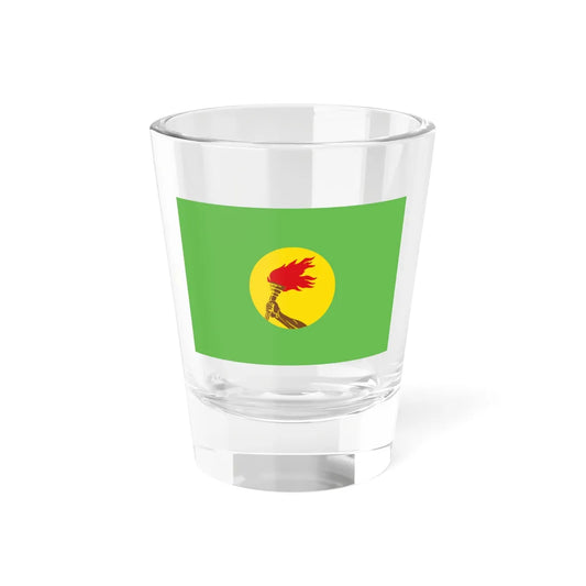 Flag of Zaire 1971-1997 (Congo) Shot Glass 1.5oz 1.5oz - Go Mug Yourself