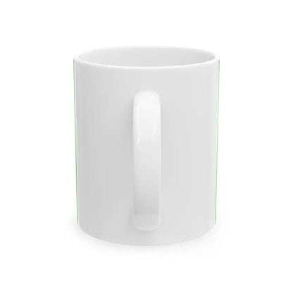 Flag of Zaire 1971-1997 (Congo) White Coffee Mug - Go Mug Yourself