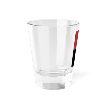 Flag of Zajas Municipality North Macedonia (North Macedonia) Shot Glass 1.5oz - Go Mug Yourself