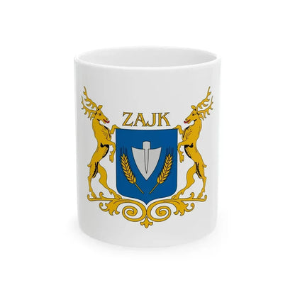 Flag of Zajk (Hungary) White Coffee Mug 11oz - Go Mug Yourself