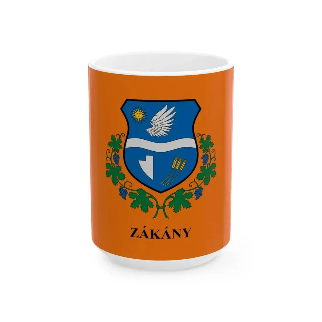 Flag of Zakany (Hungary) White Coffee Mug 15oz - Go Mug Yourself