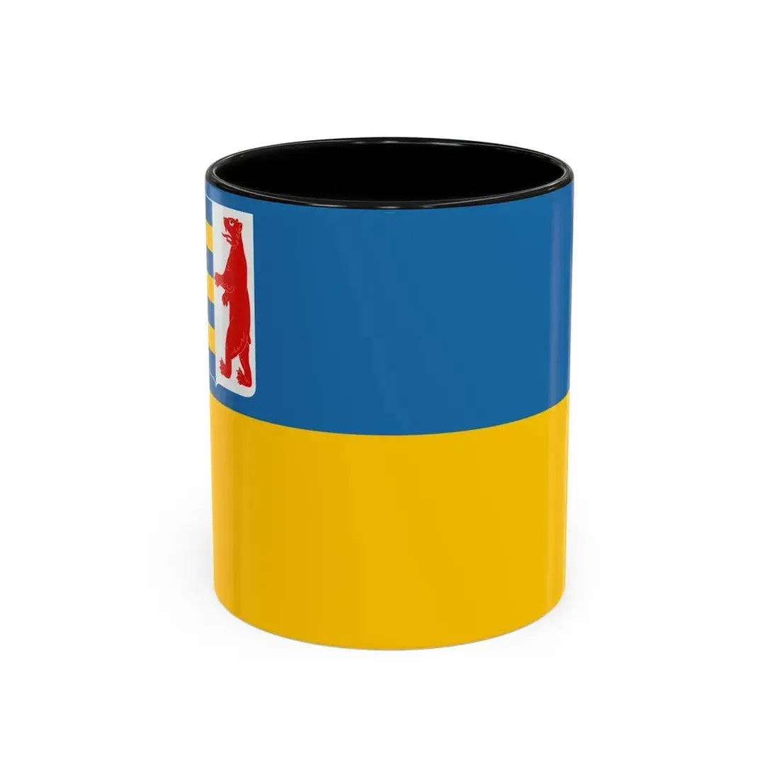 Flag of Zakarpattia Oblast Ukraine - Accent Coffee Mug 11oz Black - Go Mug Yourself