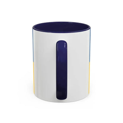 Flag of Zakarpattia Oblast Ukraine - Accent Coffee Mug - Go Mug Yourself