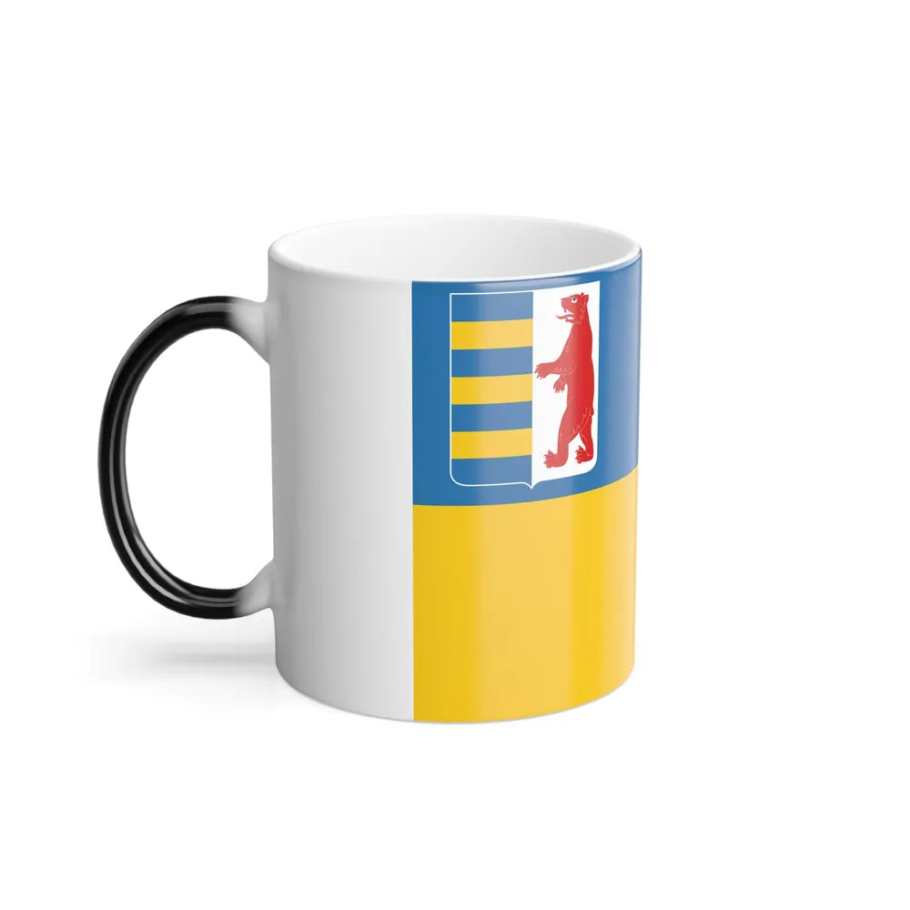 Flag of Zakarpattia Oblast Ukraine - Color Changing Coffee Mug-Go Mug Yourself