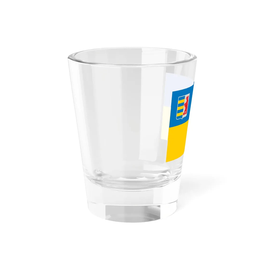 Flag of Zakarpattia Oblast (Ukraine) Shot Glass 1.5oz - Go Mug Yourself