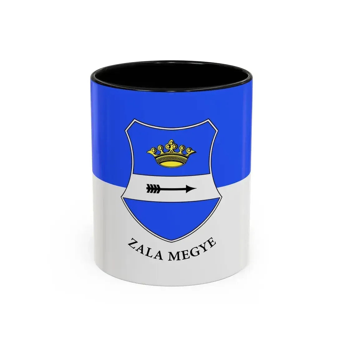 Flag of Zala County Hungary - Accent Coffee Mug 11oz Black - Go Mug Yourself