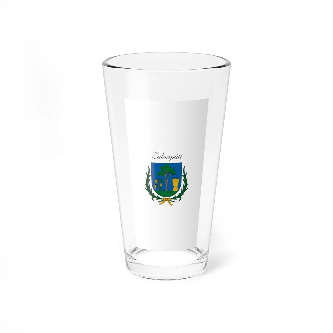 Flag of Zalaapati vertical (Hungary) Pint Glass 16oz 16oz - Go Mug Yourself