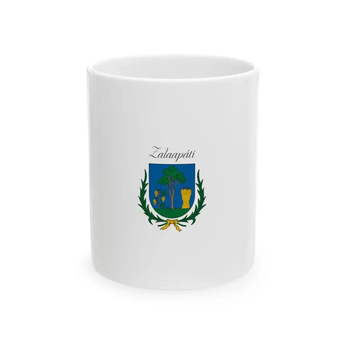 Flag of Zalaapati vertical (Hungary) White Coffee Mug 11oz - Go Mug Yourself
