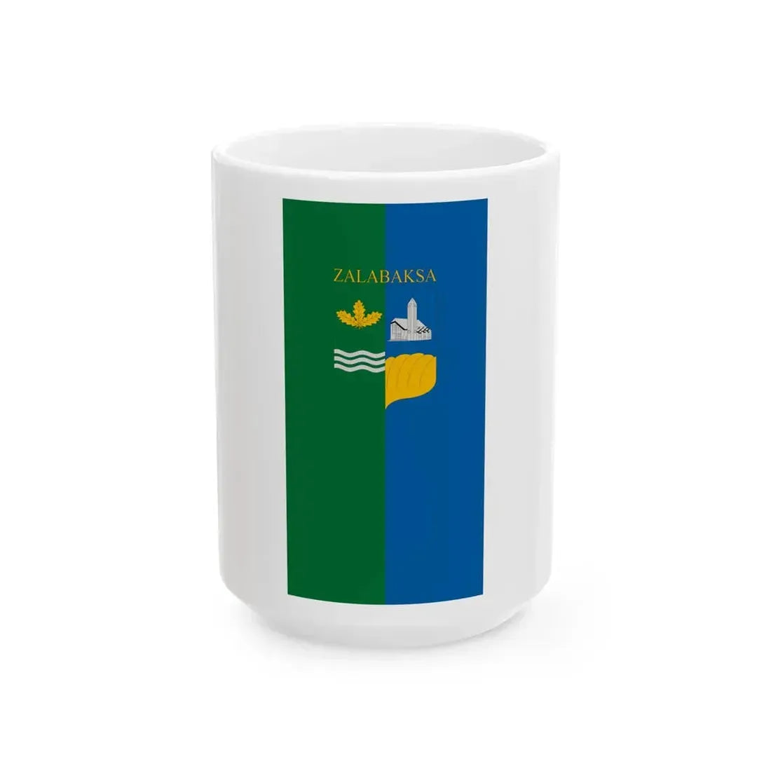 Flag of Zalabaksa (Hungary) White Coffee Mug 15oz - Go Mug Yourself