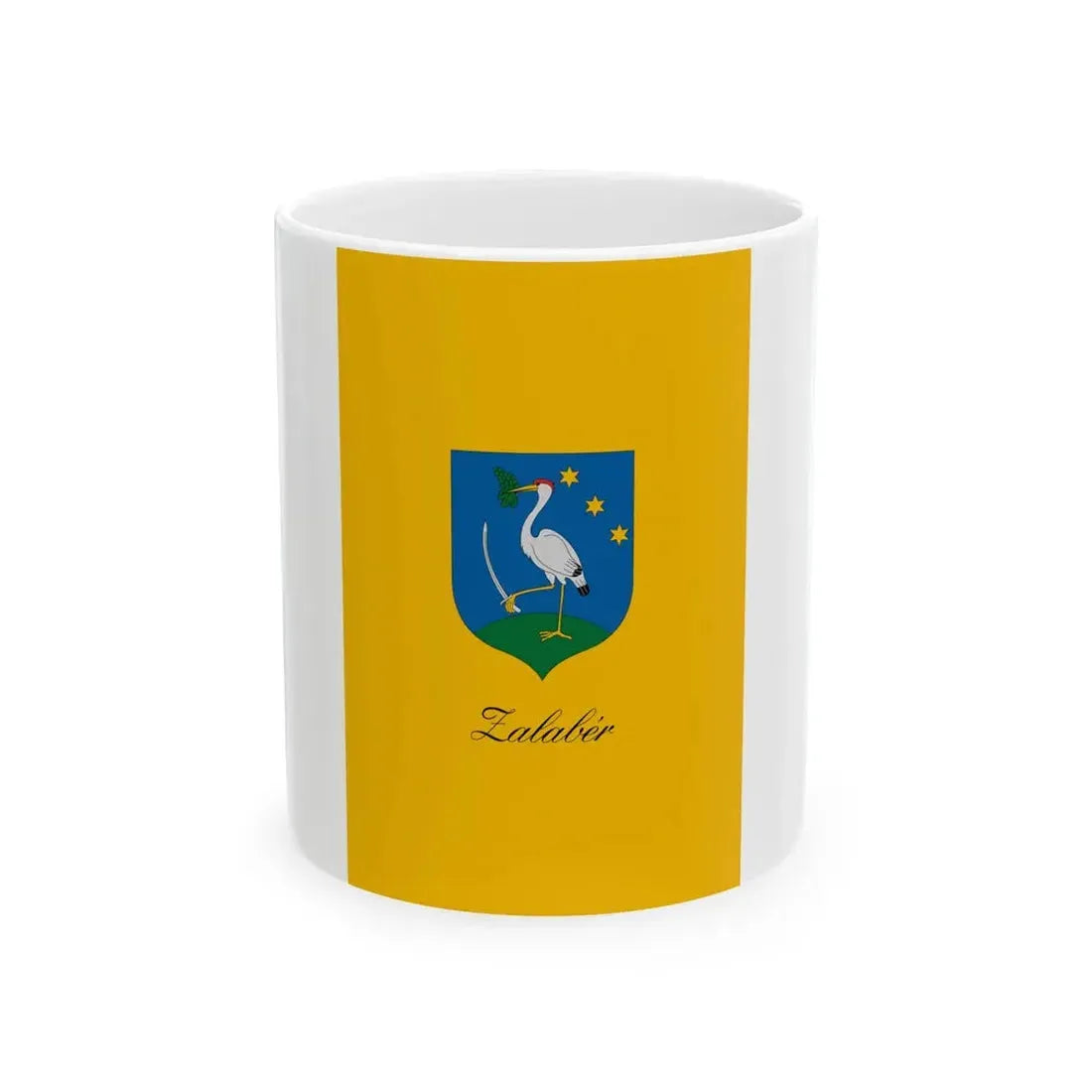 Flag of Zalaber (Hungary) White Coffee Mug 11oz - Go Mug Yourself
