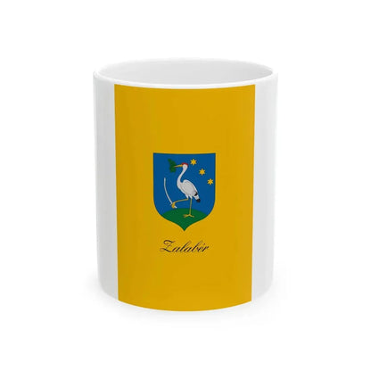 Flag of Zalaber (Hungary) White Coffee Mug 11oz - Go Mug Yourself