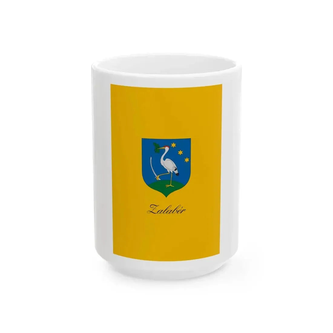 Flag of Zalaber (Hungary) White Coffee Mug 15oz - Go Mug Yourself