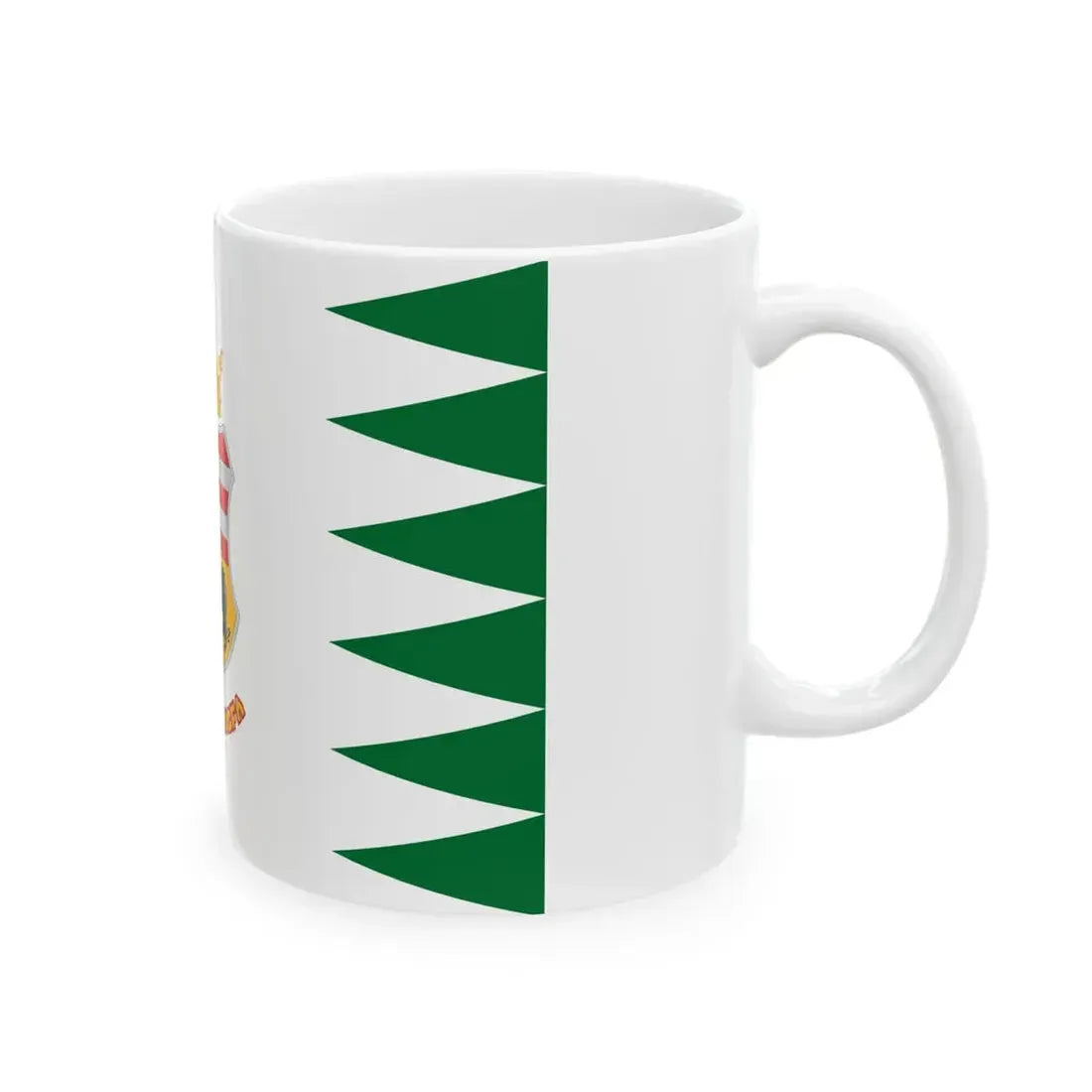 Flag of Zalaboldogfa (Hungary) White Coffee Mug - Go Mug Yourself