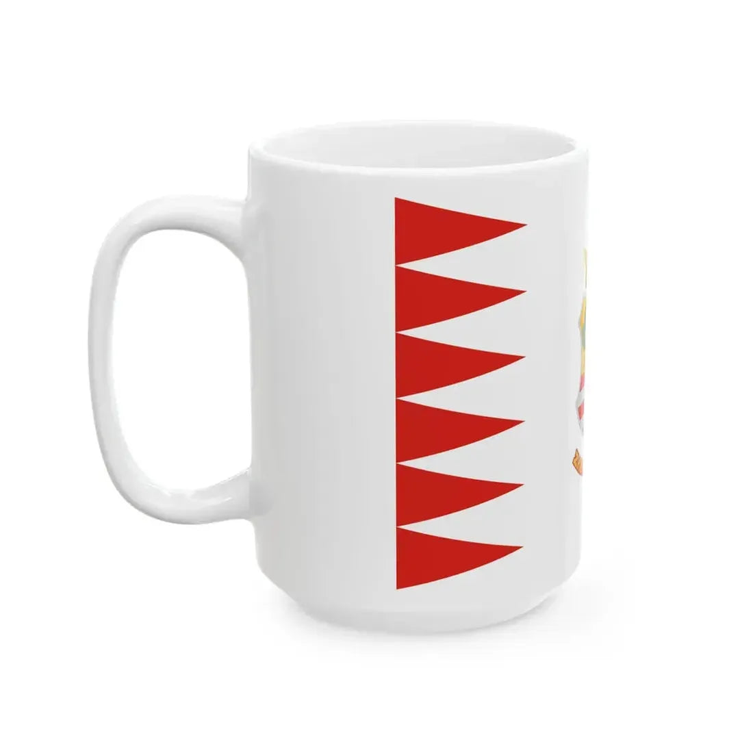 Flag of Zalaboldogfa (Hungary) White Coffee Mug - Go Mug Yourself