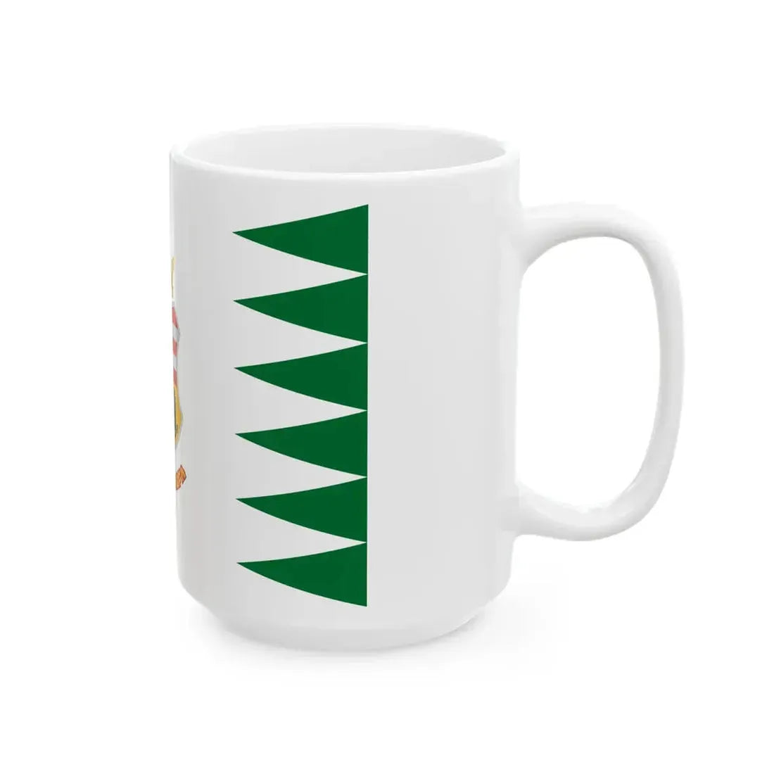 Flag of Zalaboldogfa (Hungary) White Coffee Mug - Go Mug Yourself