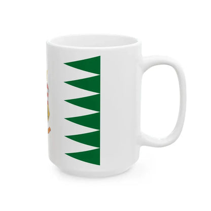Flag of Zalaboldogfa (Hungary) White Coffee Mug - Go Mug Yourself