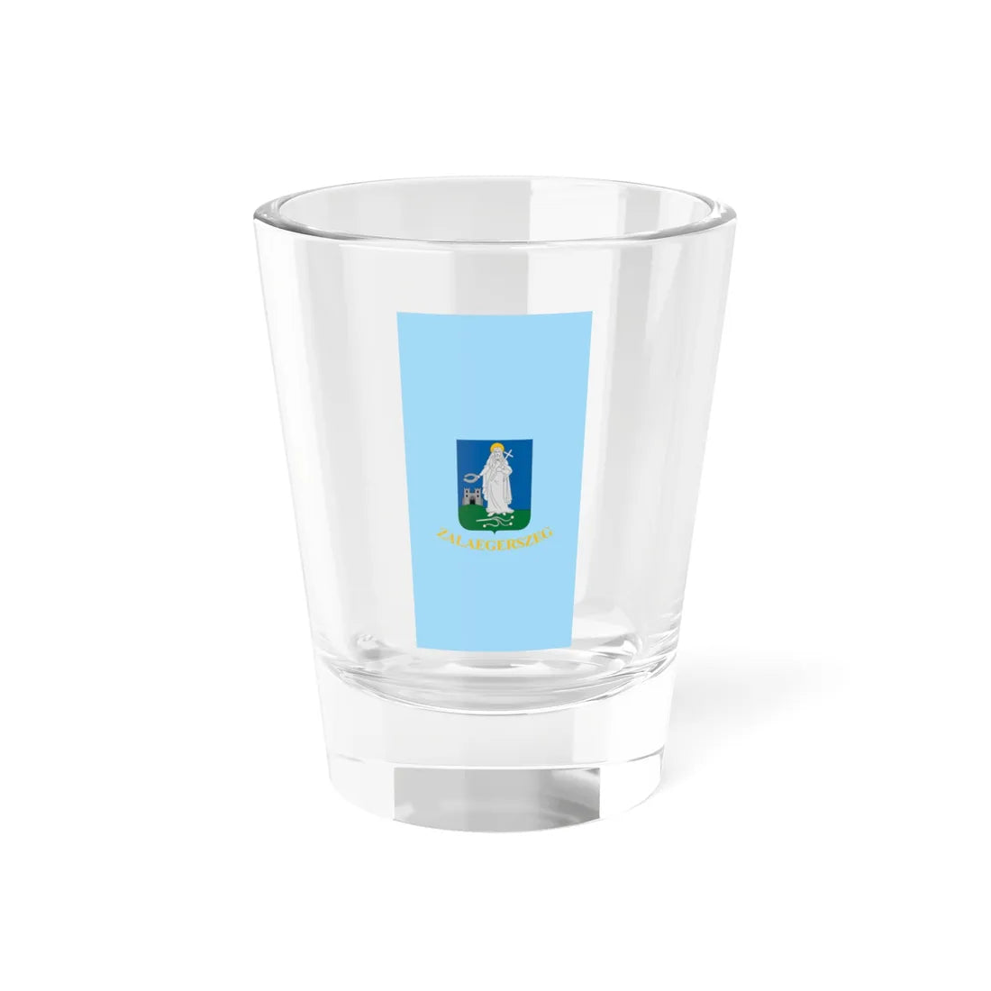 Flag of Zalaegerszeg vertical (Hungary) Shot Glass 1.5oz 1.5oz - Go Mug Yourself