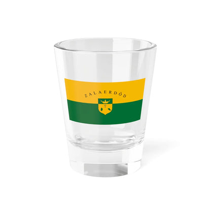 Flag of Zalaerdod (Hungary) Shot Glass 1.5oz 1.5oz - Go Mug Yourself