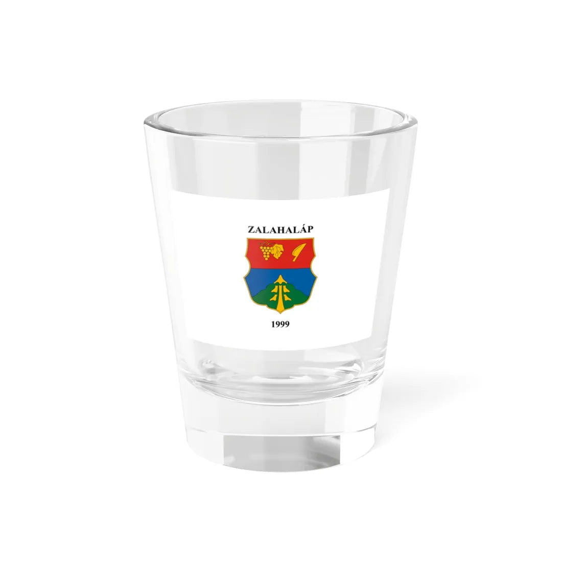 Flag of Zalahalap (Hungary) Shot Glass 1.5oz 1.5oz - Go Mug Yourself
