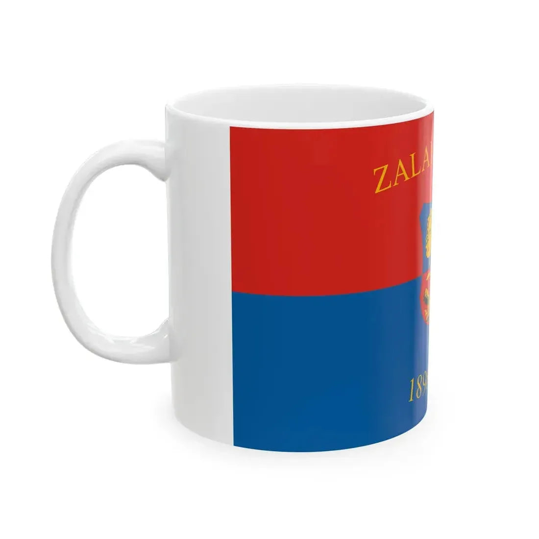 Flag of Zalahashagy (Hungary) White Coffee Mug - Go Mug Yourself
