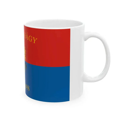 Flag of Zalahashagy (Hungary) White Coffee Mug - Go Mug Yourself
