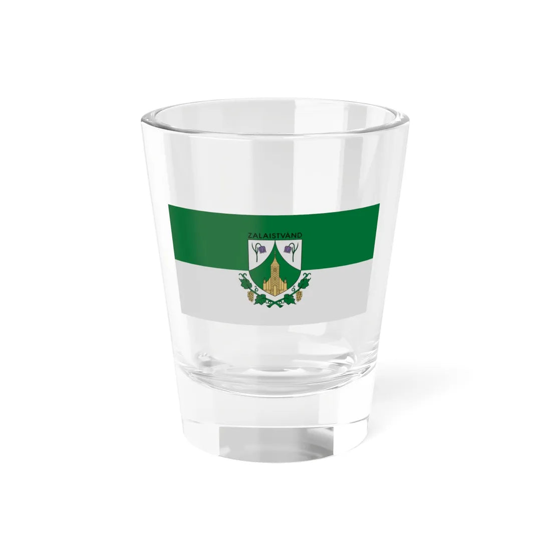 Flag of Zalaistvand (Hungary) Shot Glass 1.5oz 1.5oz - Go Mug Yourself