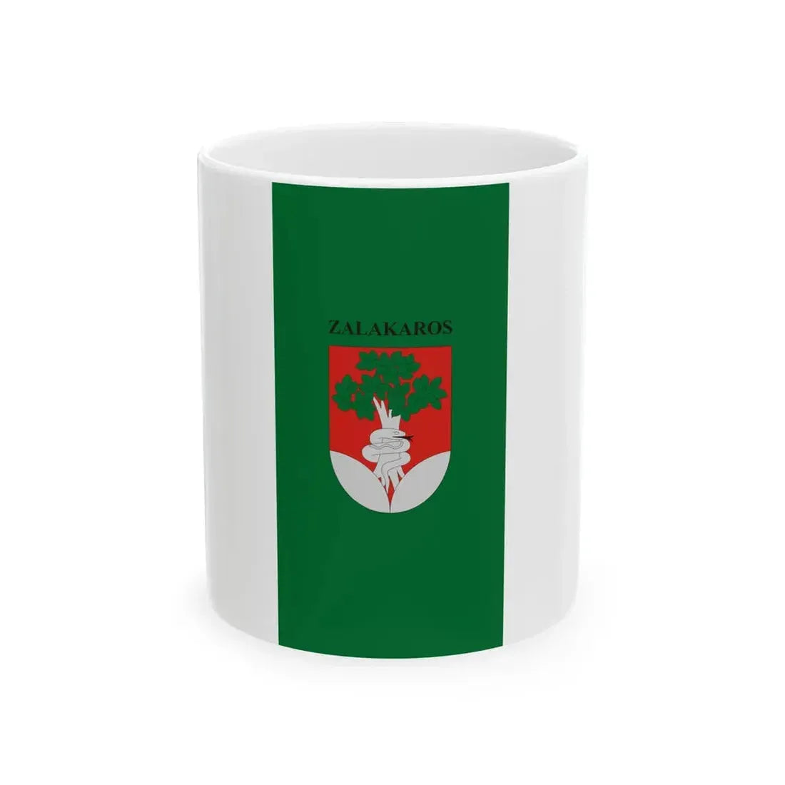 Flag of Zalakaros (Hungary) White Coffee Mug 11oz - Go Mug Yourself