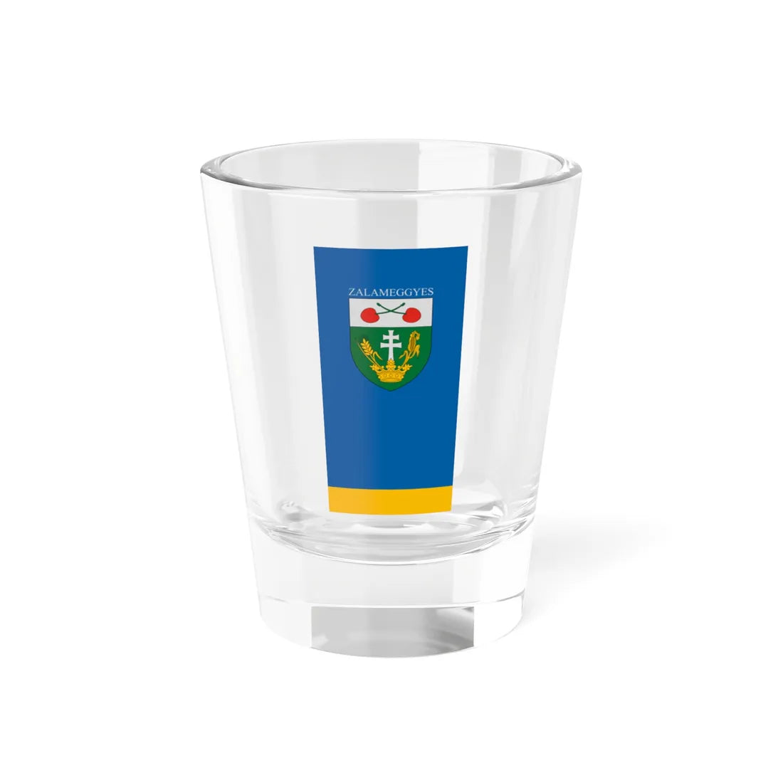 Flag of Zalameggyes (Hungary) Shot Glass 1.5oz 1.5oz - Go Mug Yourself