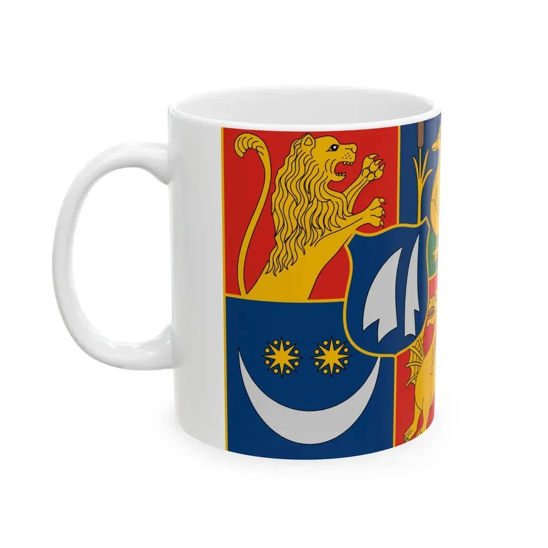 Flag of Zalaszanto (Hungary) White Coffee Mug - Go Mug Yourself
