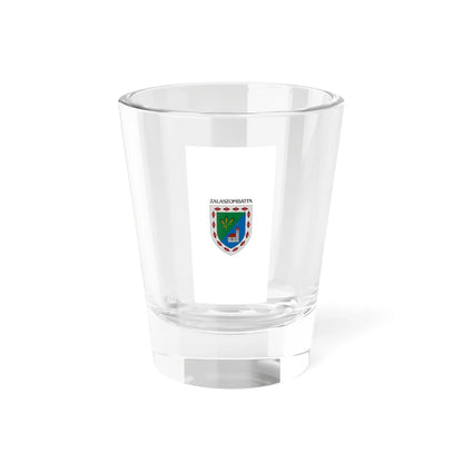 Flag of Zalaszombatfa vertical (Hungary) Shot Glass 1.5oz 1.5oz - Go Mug Yourself