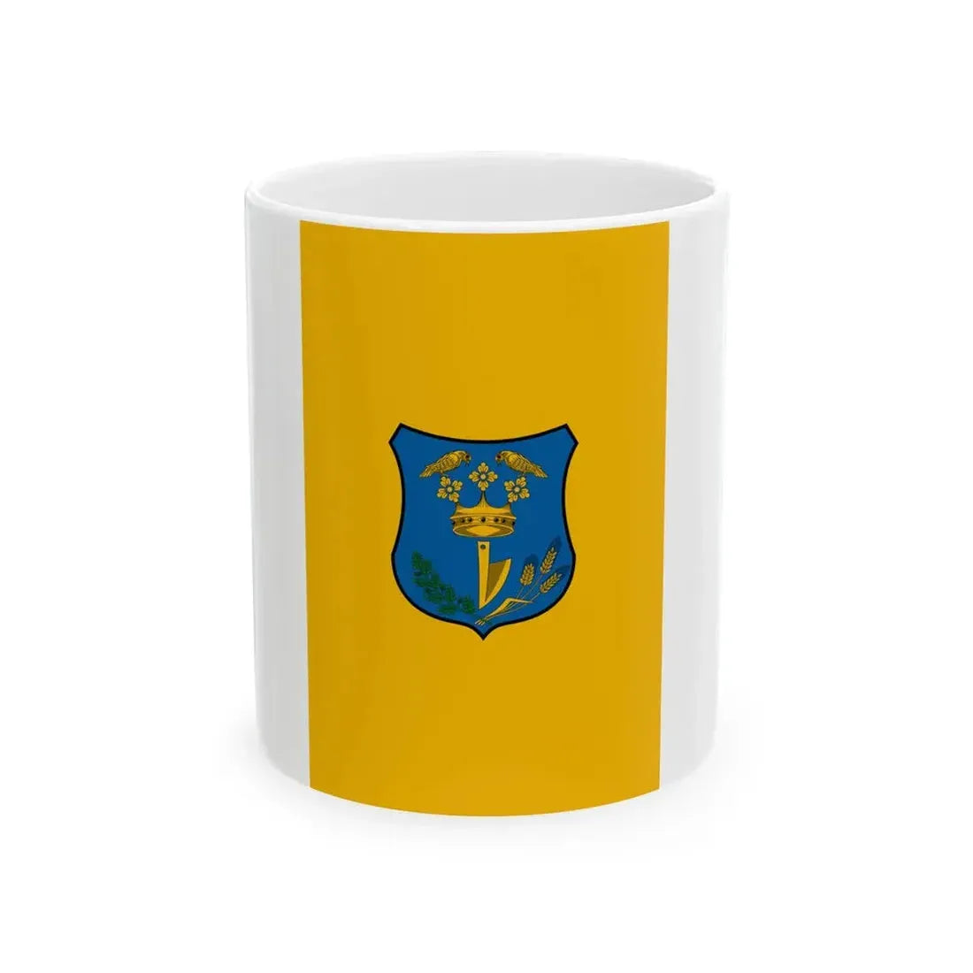 Flag of Zalaveg (Hungary) White Coffee Mug 11oz - Go Mug Yourself