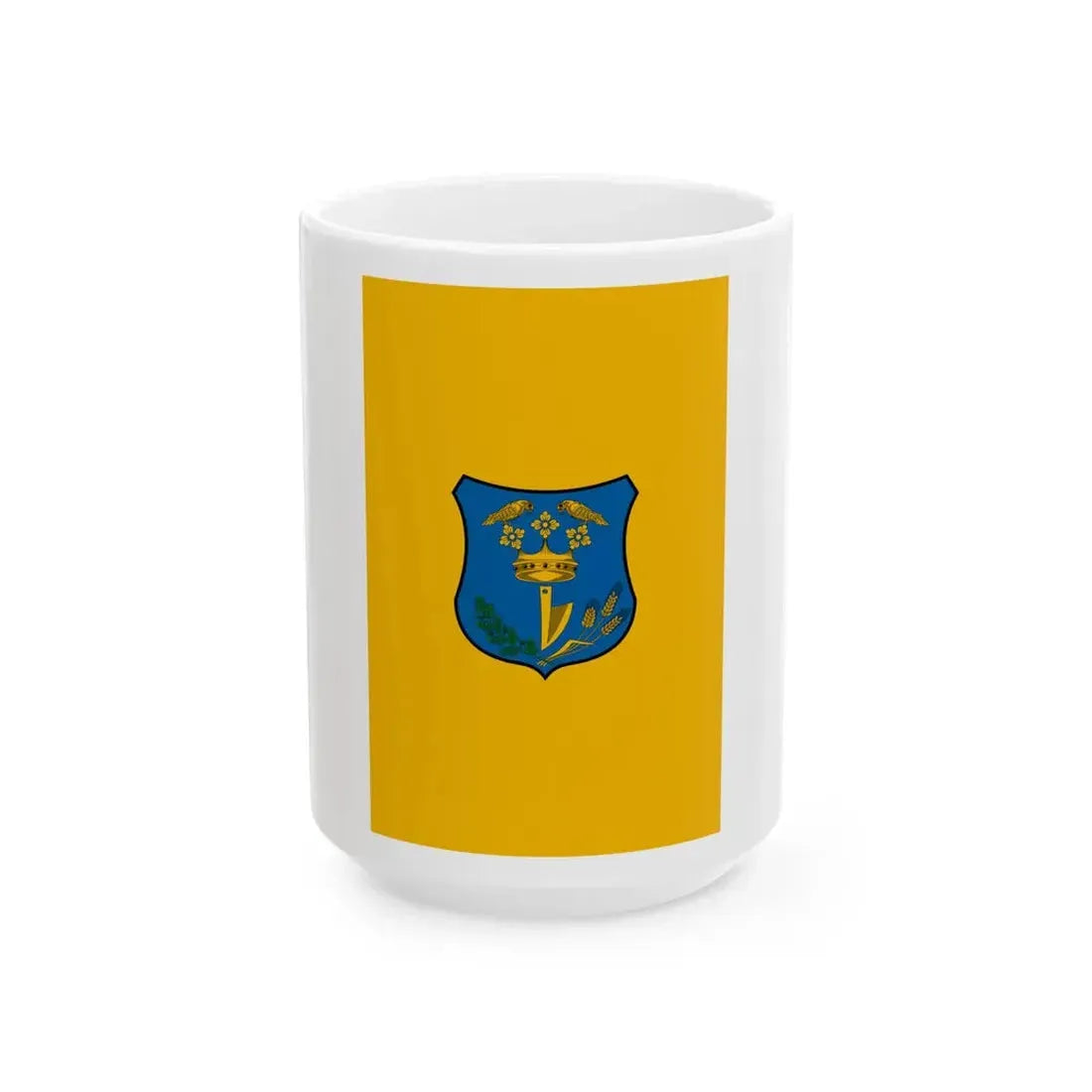 Flag of Zalaveg (Hungary) White Coffee Mug 15oz - Go Mug Yourself